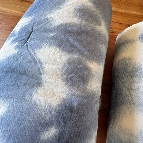 Pottery Barn Teen Swell Lofty Cotton Quilted Pillow Standard Sham Set Blue Multi - Picture 5 of 10